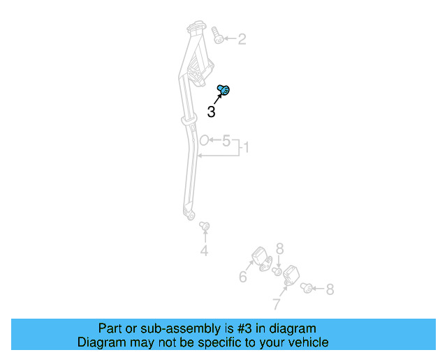 Outer Belt Assembly Lower Bolt WHT-003-682 - View 26