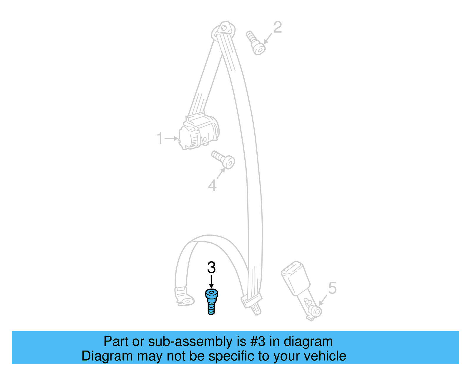 Outer Belt Assembly Lower Bolt WHT-003-682 - View 31