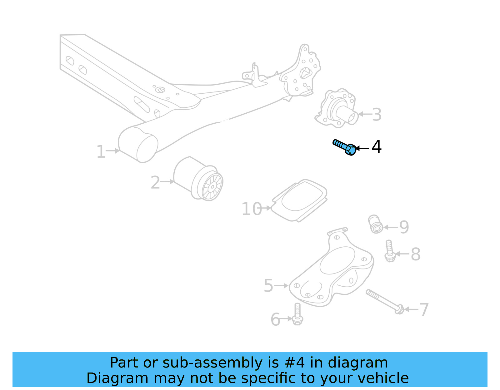 Stub Axle Bolt WHT-003-853 - View 26