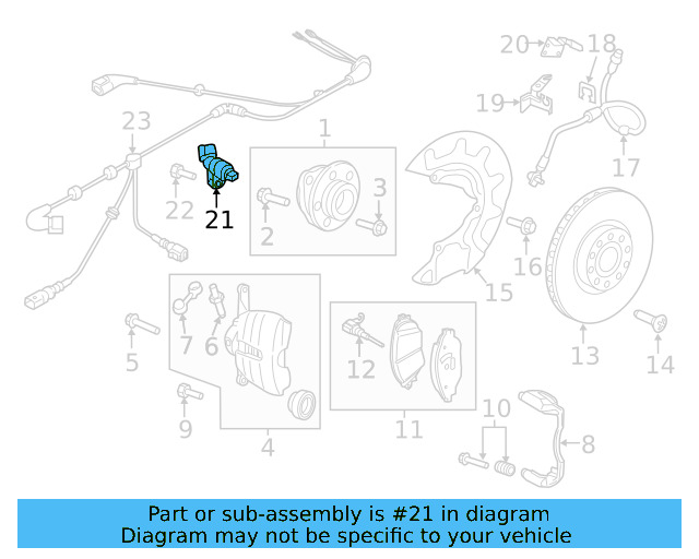 Rear Speed Sensor WHT-003-861-B - View 18