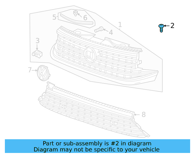 Bumper Cover Mount Bolt WHT-003-954 - View 82