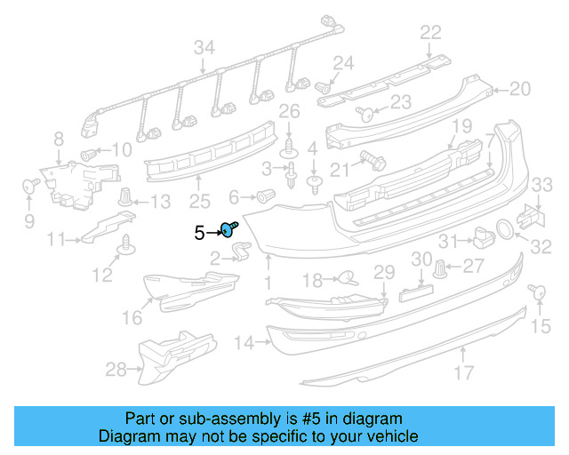 Bumper Cover Mount Bolt WHT-003-954 - View 38