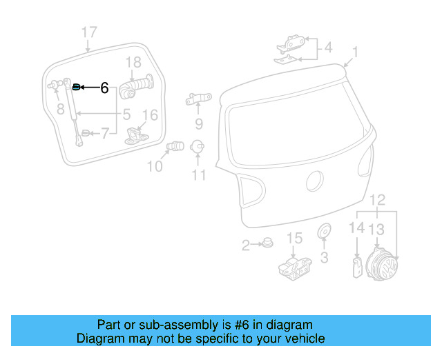Support Strut Clamp 443-823-397 - View 92