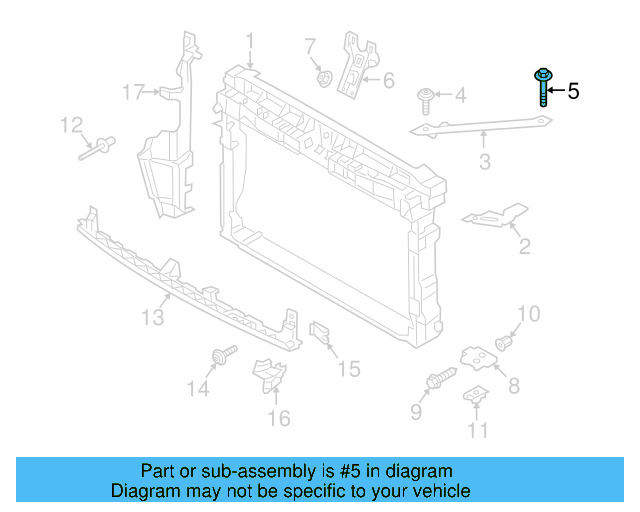 Headlamp Assembly Bolt WHT-004-141 - View 11