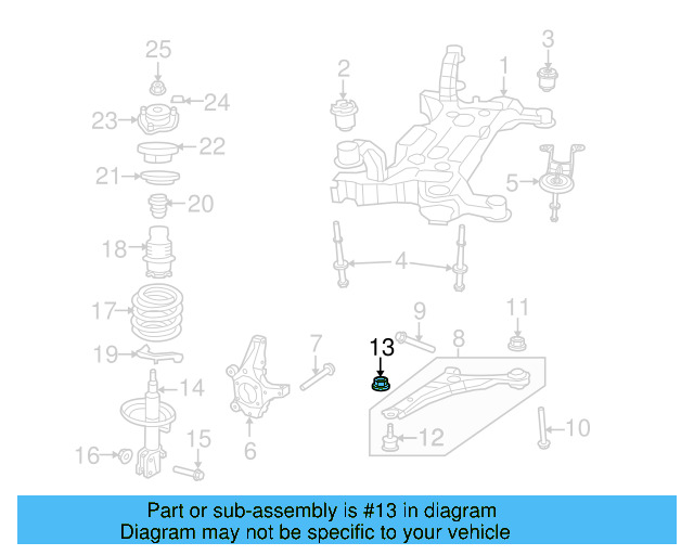 Ball Joint Nut WHT-004-480 - View 2