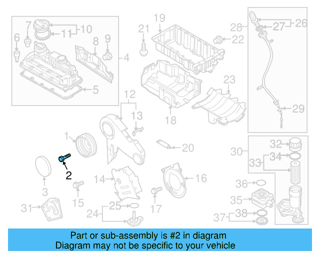 Vibration Damper Bolt WHT-004-573 - View 9