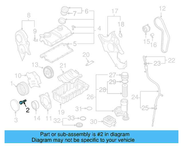 Vibration Damper Bolt WHT-004-573 - View 10