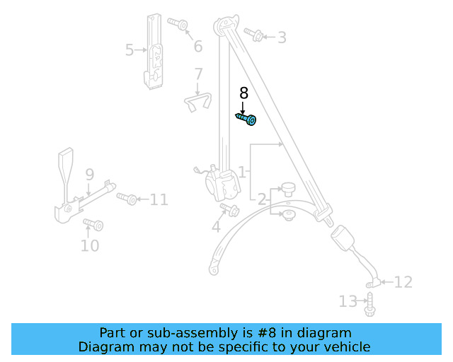 Head Air Bag Bolt WHT-004-633 - View 18