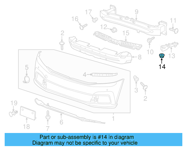 Fender Liner Nut WHT-004-694 - View 44