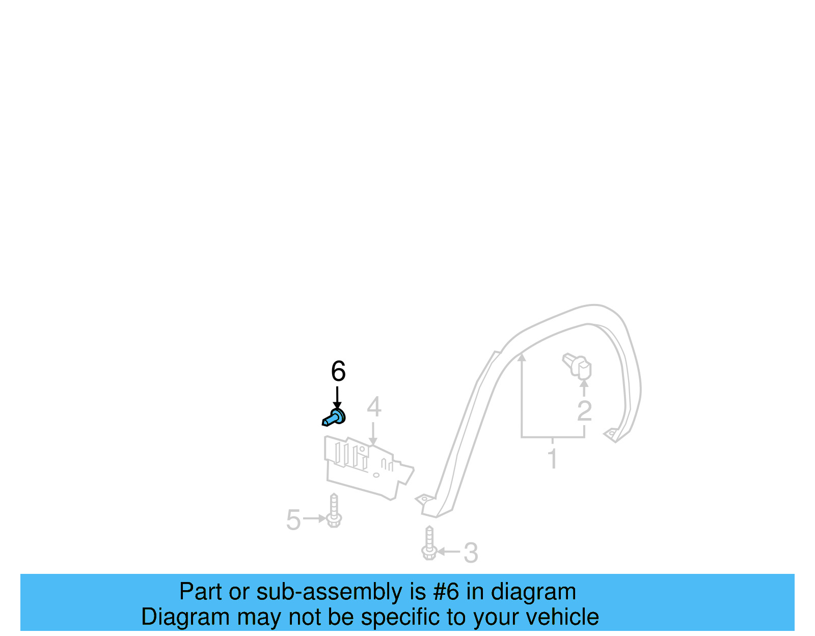 Fender Liner Nut WHT-004-694 - View 45
