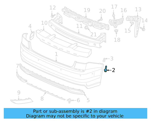 Fender Liner Nut WHT-004-694 - View 46
