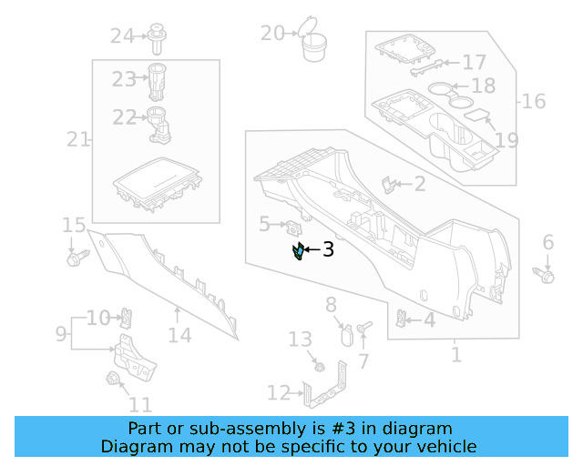 Side Cover Clip 1K0-867-388-A - View 64