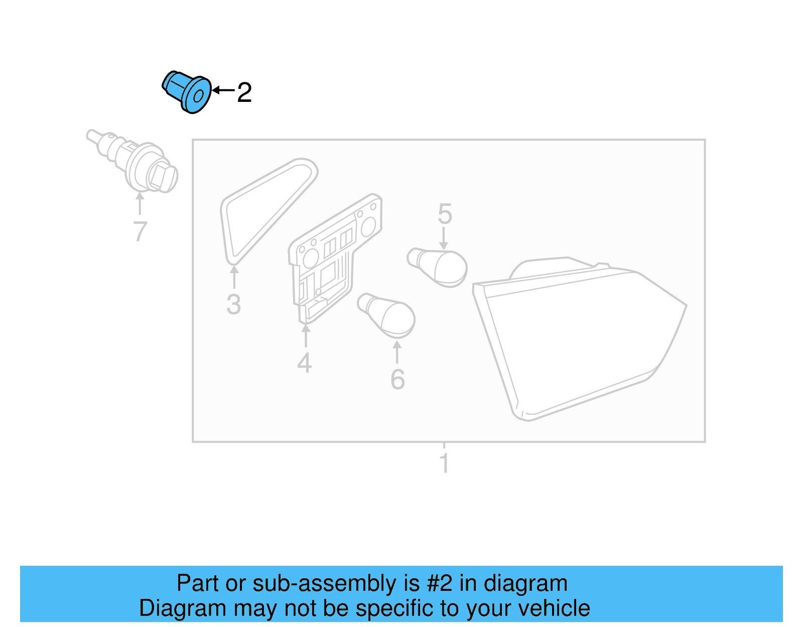 Tail Lamp Assembly Nut WHT-004-871 - View 15
