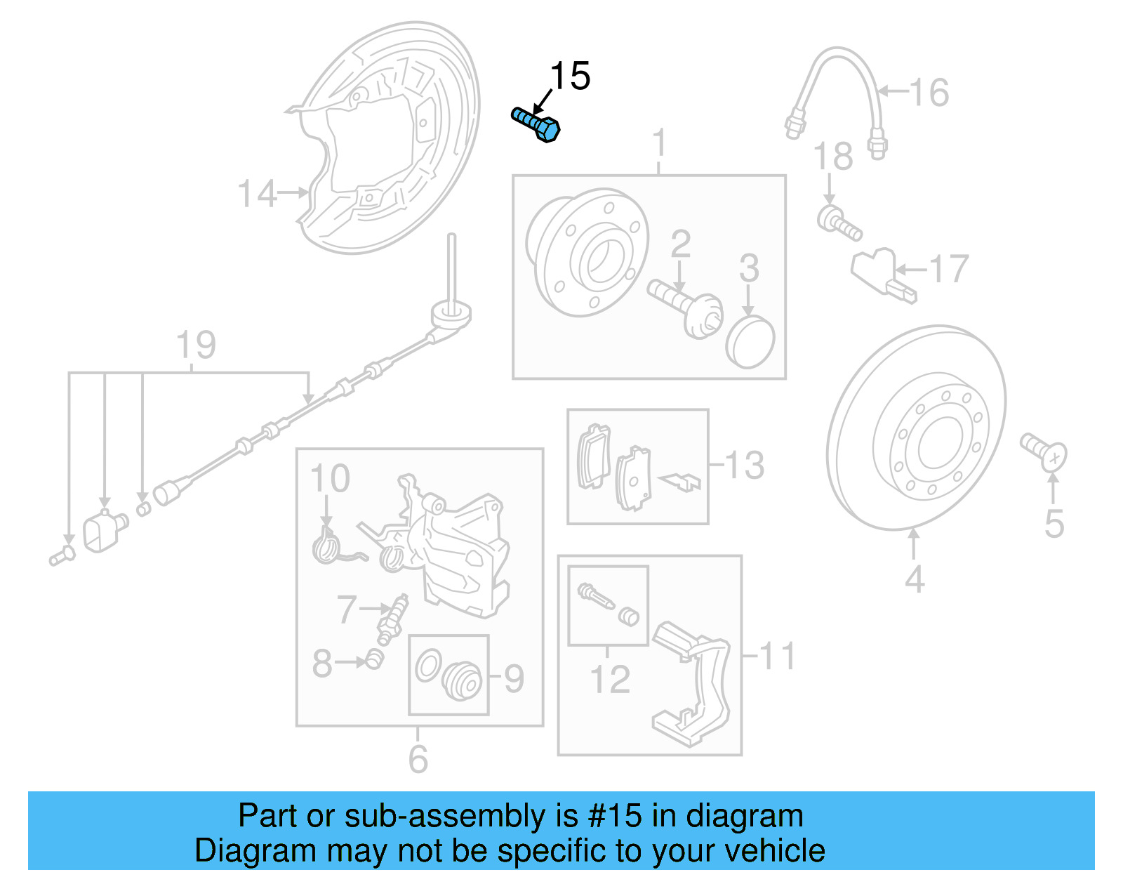 Splash Shield Bolt WHT-005-227 - View 112