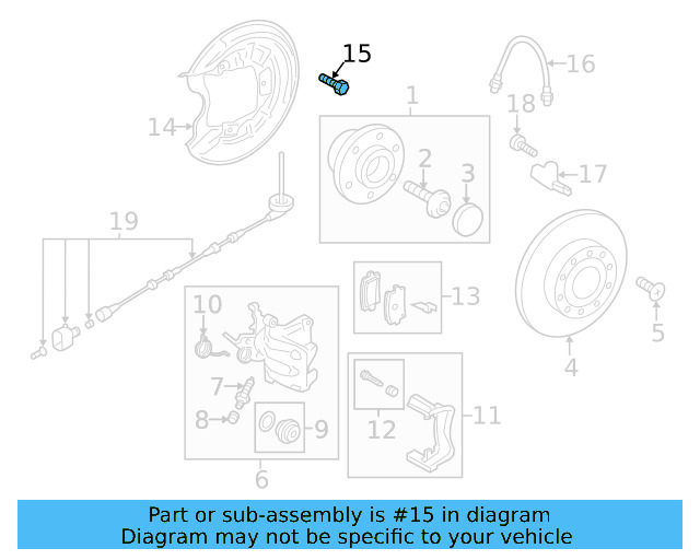 Splash Shield Bolt WHT-005-227 - View 37