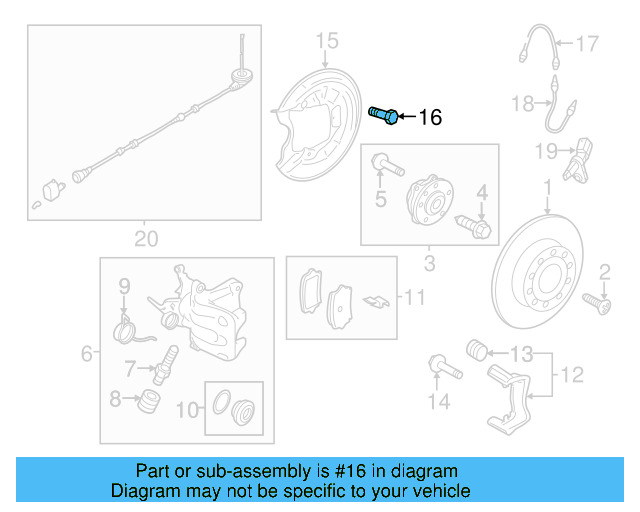 Splash Shield Bolt WHT-005-227 - View 39
