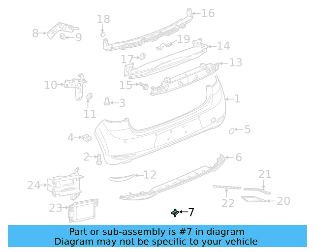 Spoiler Rivet WHT-005-263 - View 13