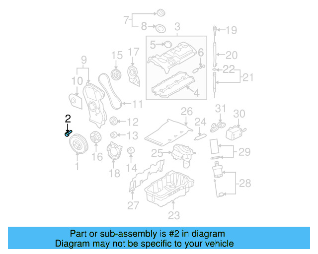 Vibration Damper Bolt WHT-005-322 - View 7