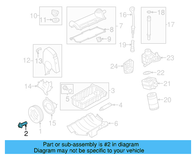 Vibration Damper Bolt WHT-005-322