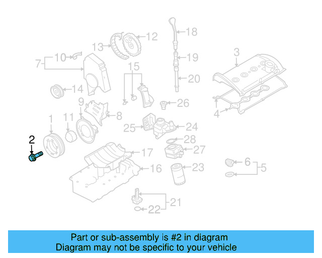 Vibration Damper Bolt WHT-005-322 - View 10