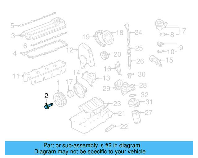 Vibration Damper Bolt WHT-005-322 - View 45