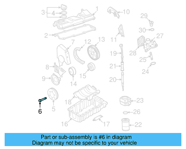 Vibration Damper Bolt WHT-005-322 - View 16