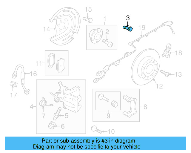 Axle Bolt WHT-005-437-A - View 100