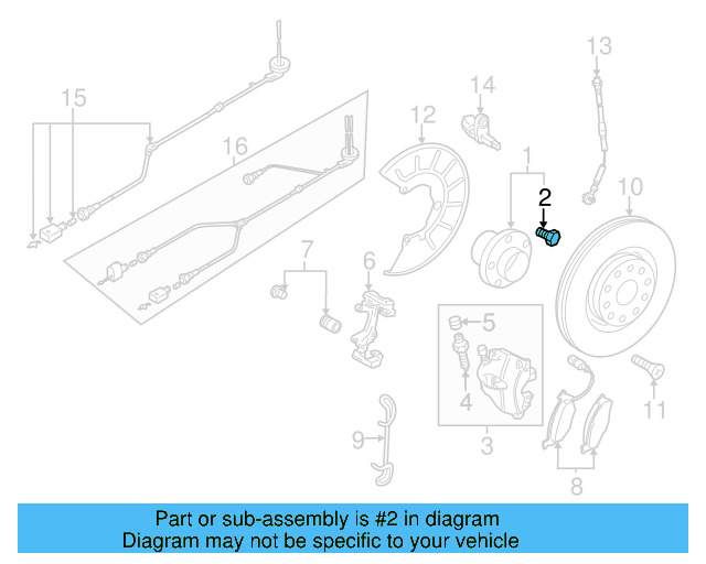 Axle Bolt WHT-005-437-A - View 23