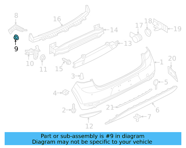 Guide Bracket Nut WHT-005-560 - View 17