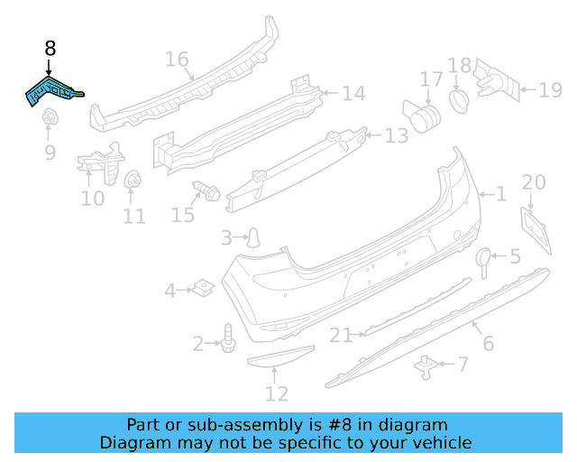 Guide Bracket Nut WHT-005-560 - View 15