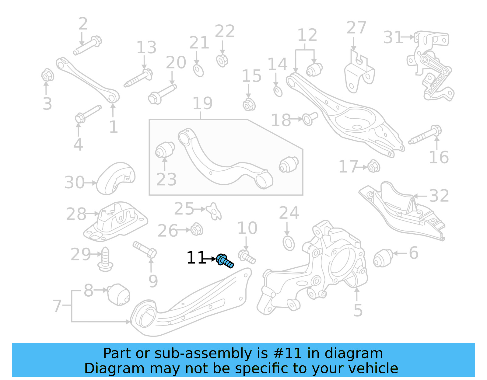 Trailing Arm Lower Bolt WHT-005-749 - View 40