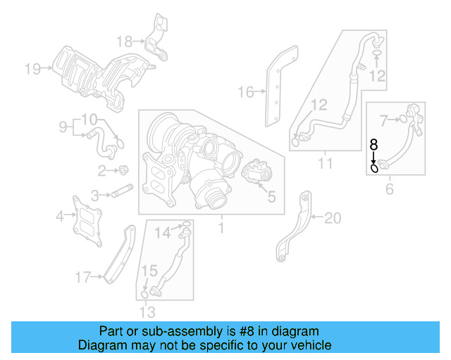 Water Inlet Pipe O WHT-006-114 - View 9