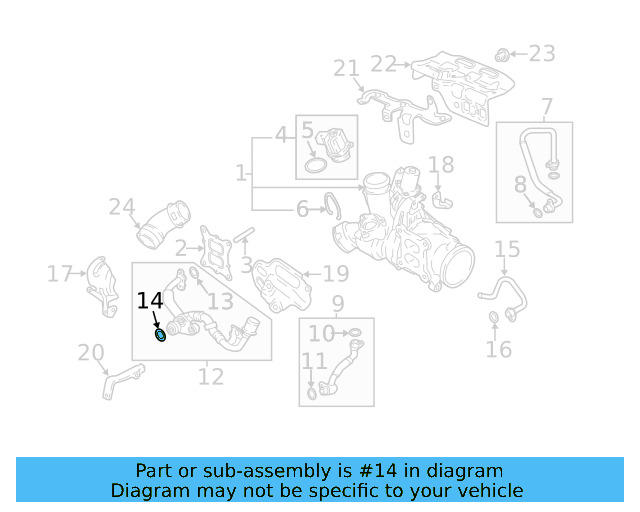 Water Inlet Pipe O WHT-006-124 - View 9