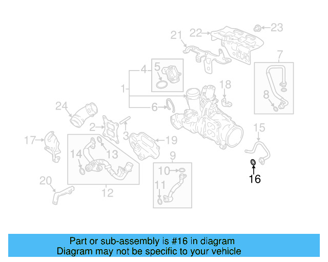 Water Inlet Pipe O WHT-006-114 - View 16