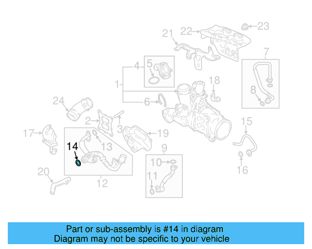 Water Inlet Pipe O WHT-006-124 - View 14