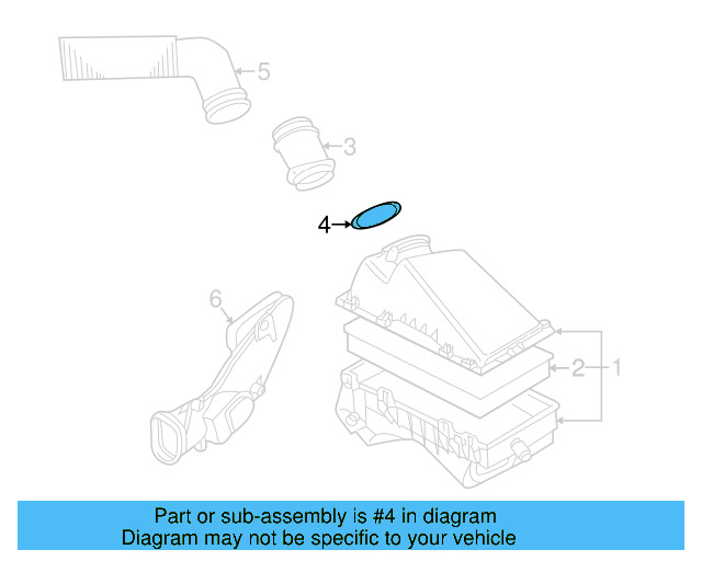 Air Mass Sensor Gasket WHT-006-727 - View 14