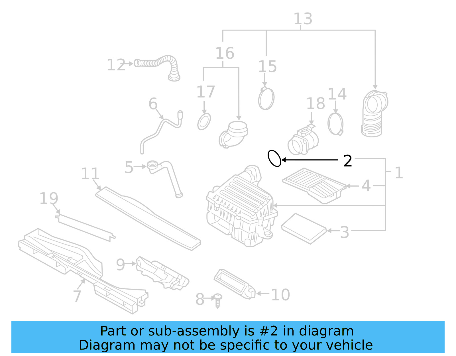 Air Mass Sensor Gasket WHT-006-727 - View 20
