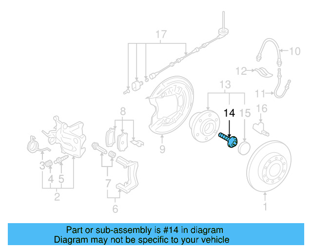 Bearing Assembly Bolt WHT-007-150 - View 69