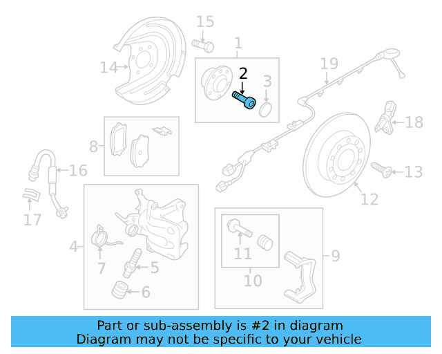 Bearing Assembly Bolt WHT-007-150 - View 30