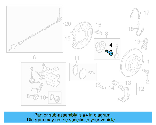 Bearing Assembly Bolt WHT-007-150 - View 31