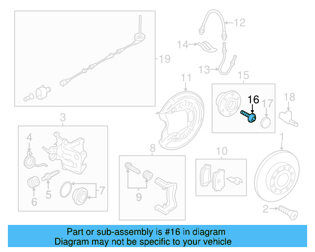 Bearing Assembly Bolt WHT-007-150 - View 63