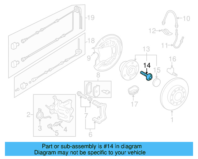 Bearing Assembly Bolt WHT-007-150 - View 33