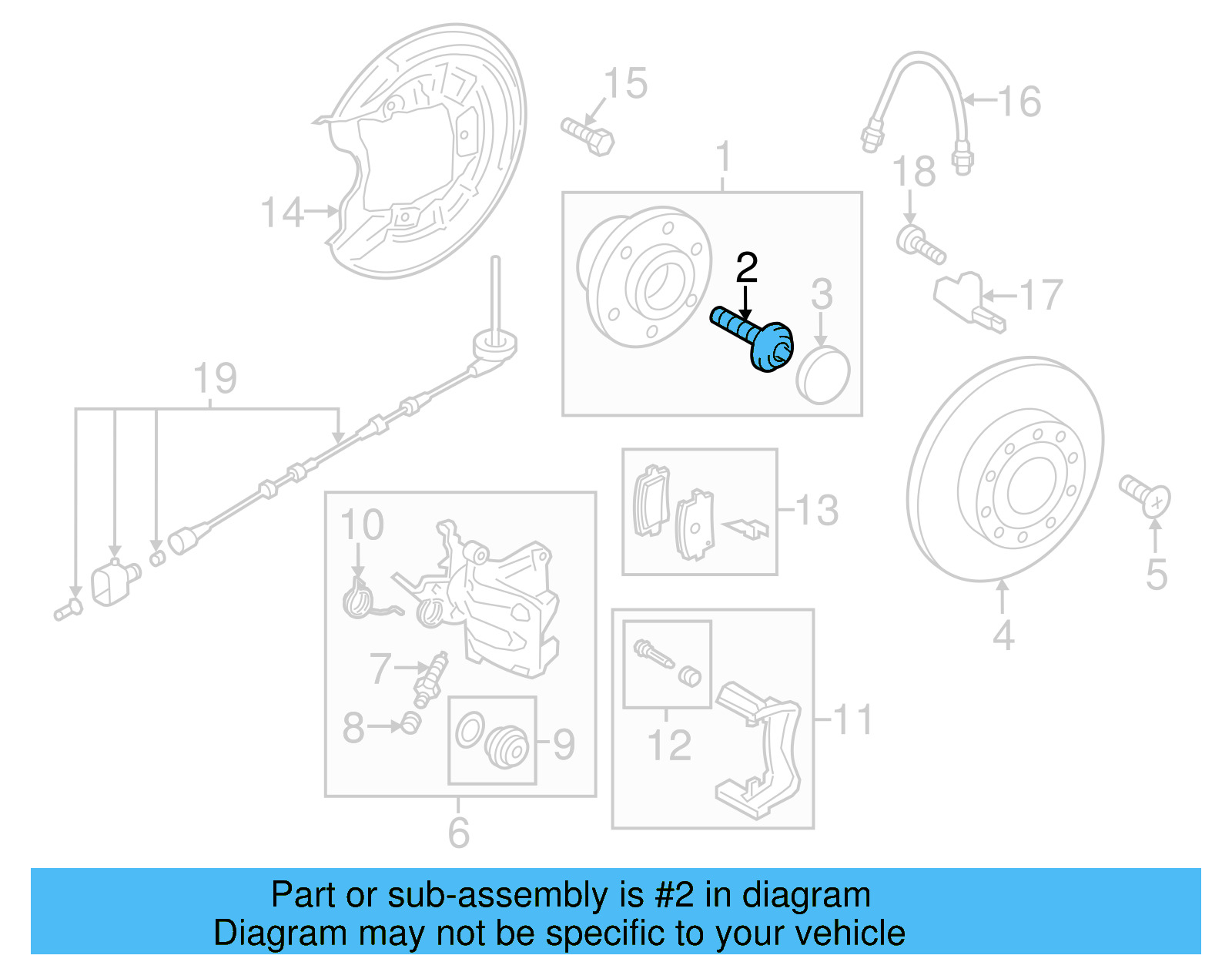 Bearing Assembly Bolt WHT-007-150 - View 36