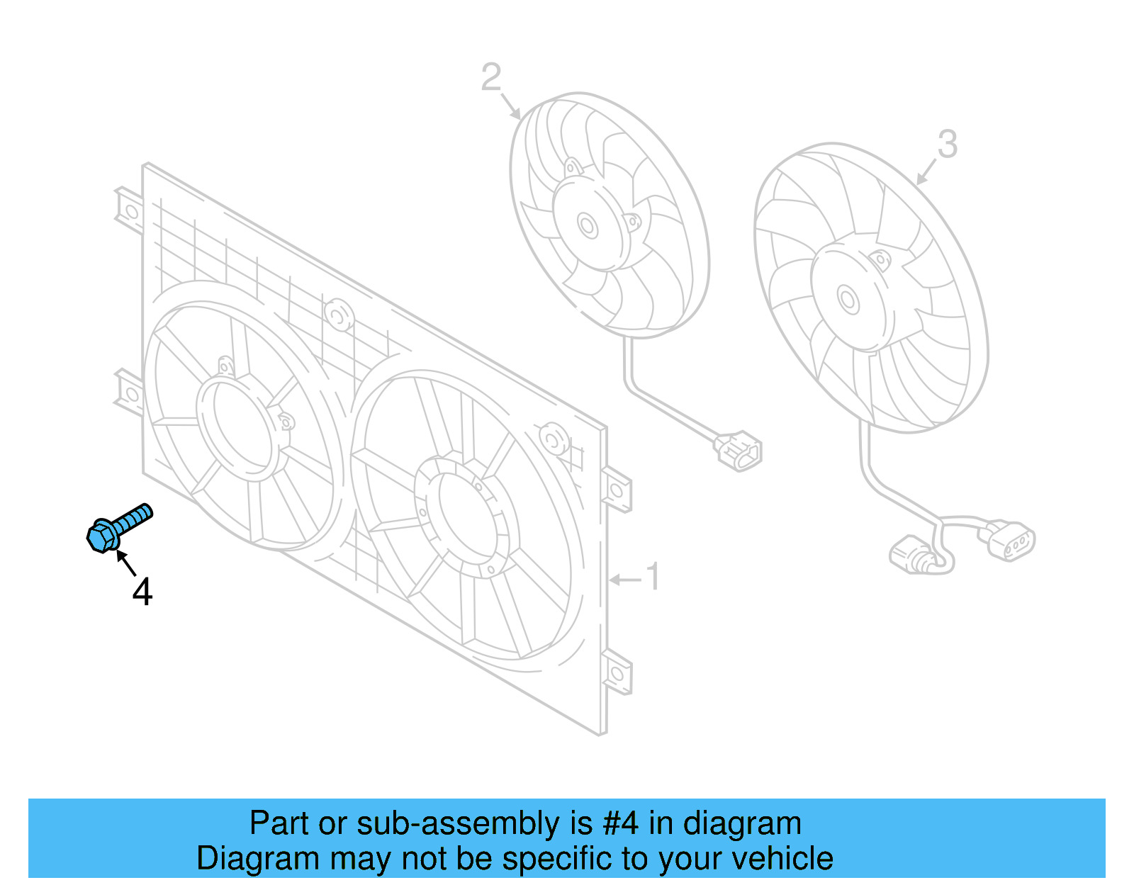 Fan & Motor Bolt WHT-007-235 - View 6