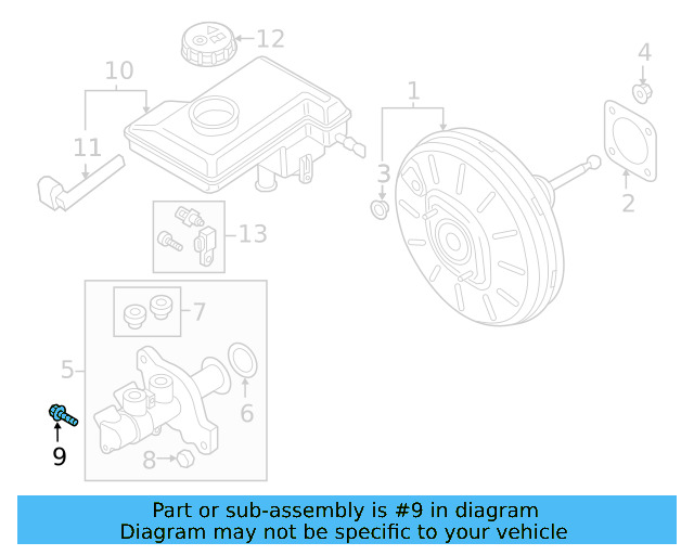 Brake Master Cylinder Screw WHT-007-916 - View 11