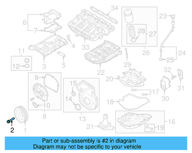 Vibration Damper Bolt WHT-009-475