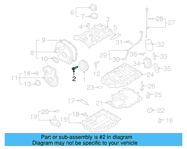 Vibration Damper Bolt WHT-009-475 - View 27