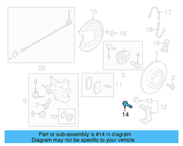Disc Brake Caliper Pin Bolt WHT-010-085 - View 8
